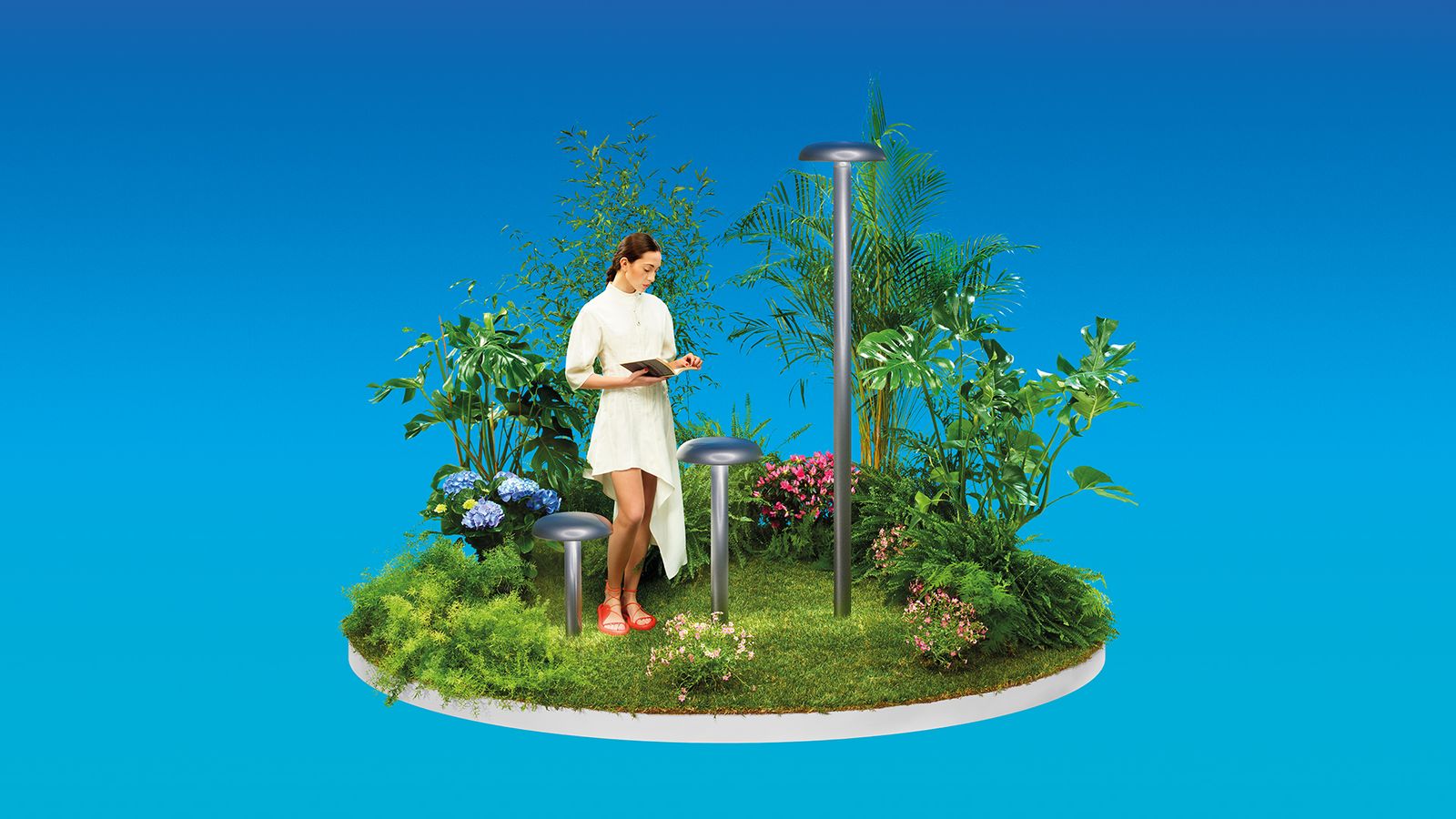 Artemide Садово-парковый светильник Knop от Artemide — в интерьере