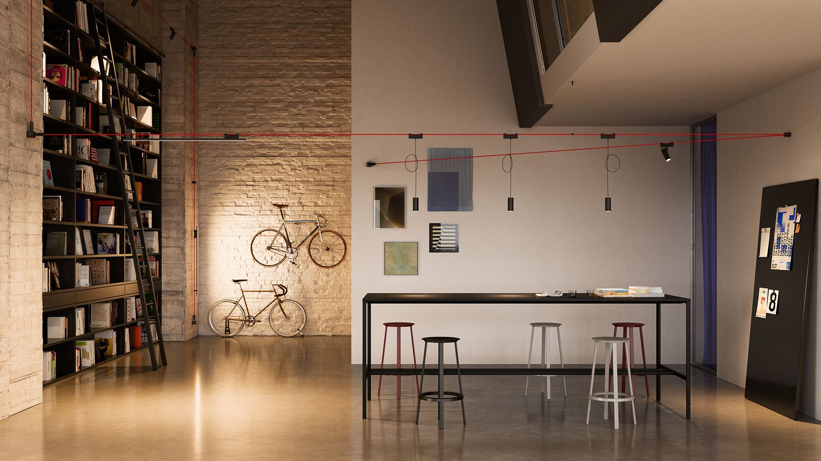 Artemide Подвесной светильник Funivia от Artemide — в интерьере