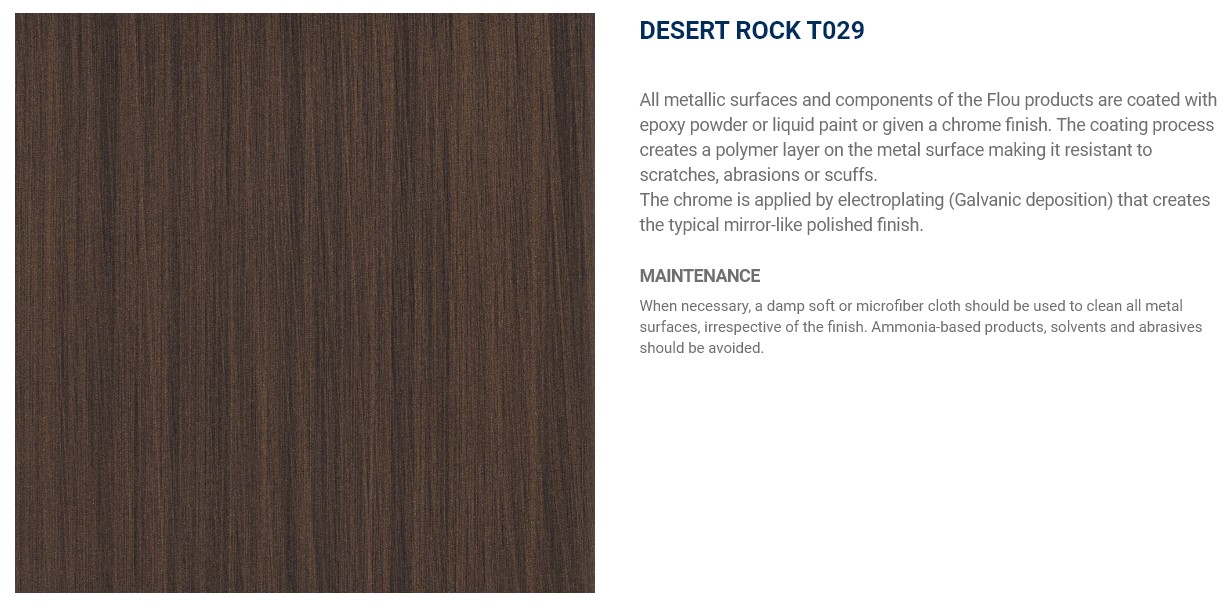 Flou Журнальный столик Pierre 90 Desert Rock от Flou