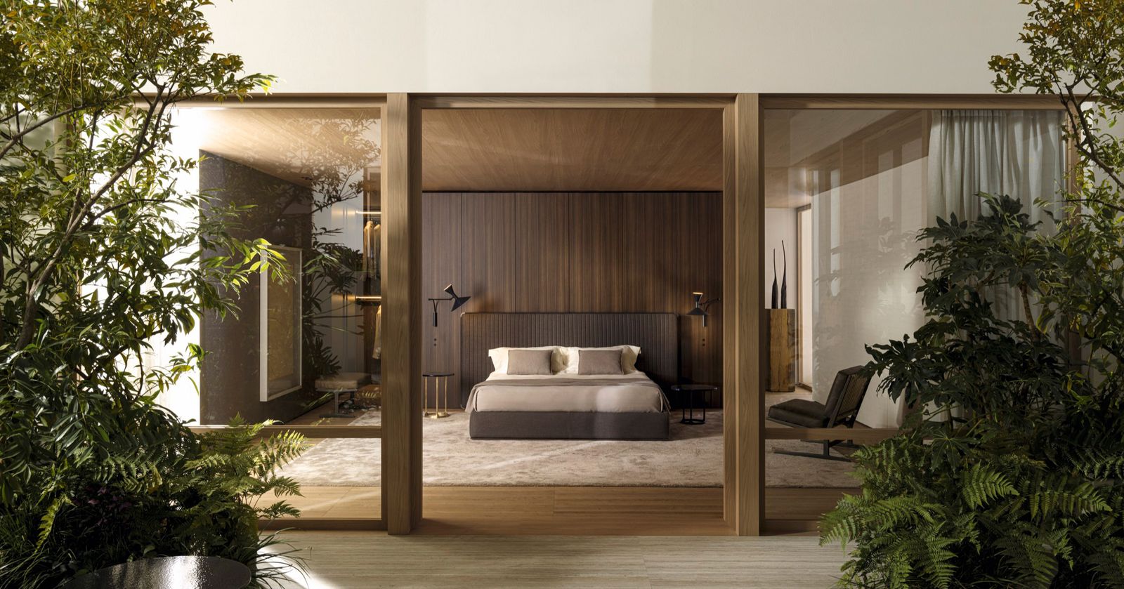 Molteni&C Кровать Ovidio от Molteni & C — в интерьере