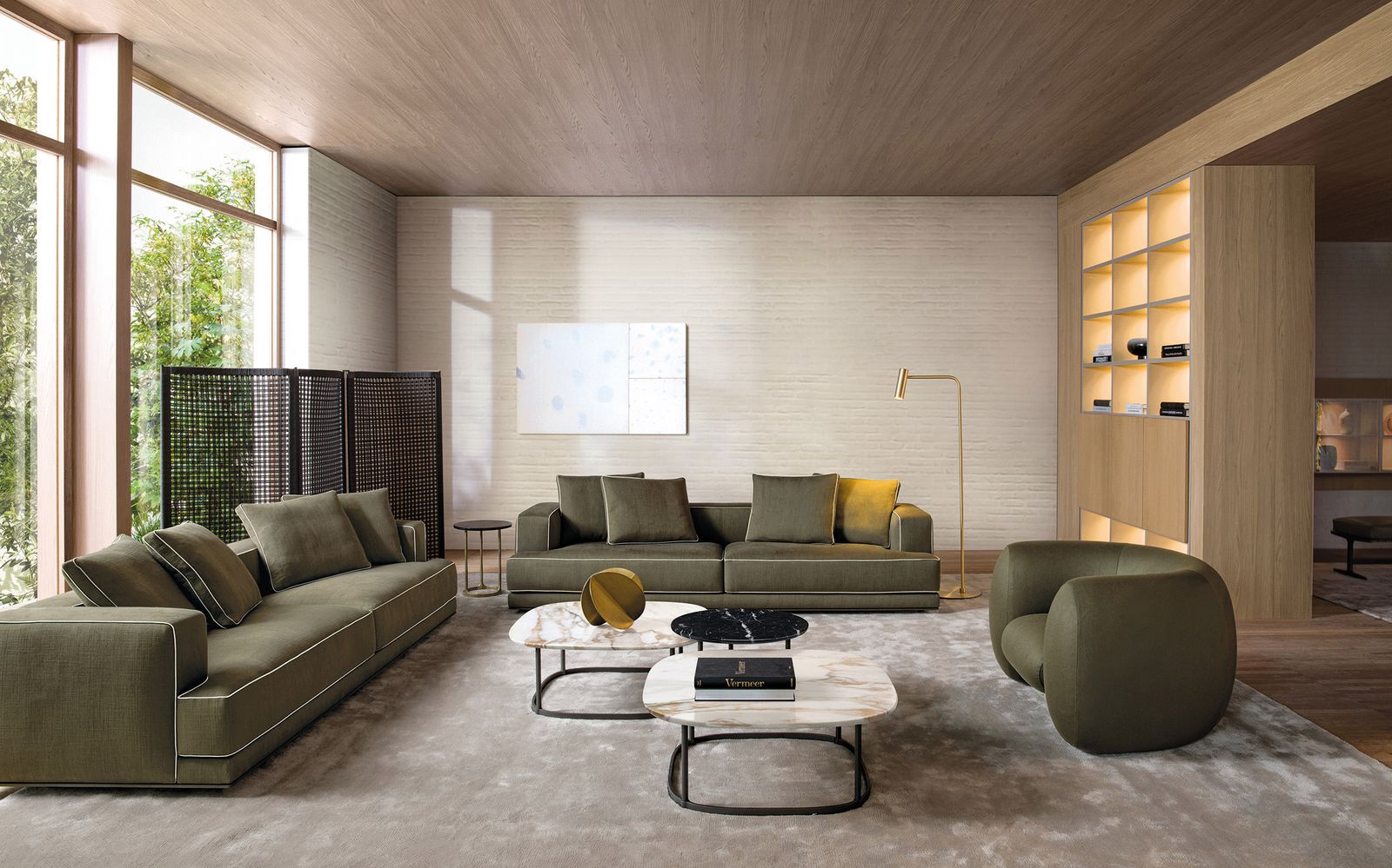 Molteni&C Диван Augusto от Molteni & C — в интерьере