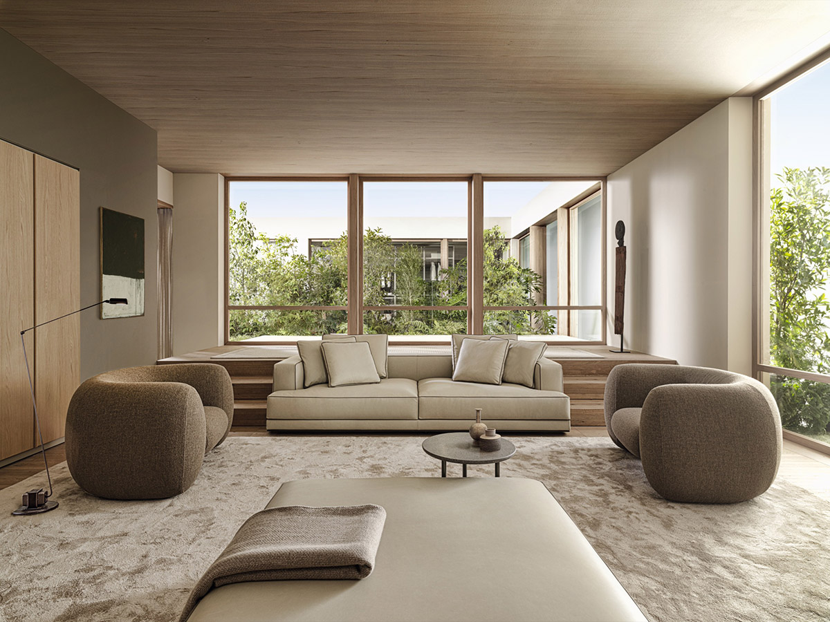 Molteni&C Диван Augusto от Molteni & C — в интерьере