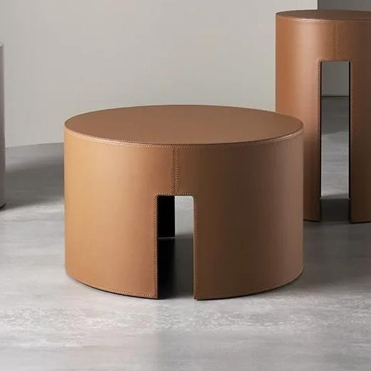 Meridiani Журнальный столик Gong 60 Oak Light от Meridiani — в интерьере