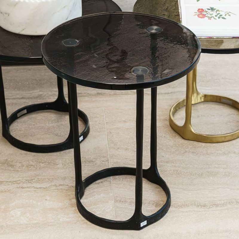Molteni&C Журнальный столик Aster 40 Smoked от Molteni & C — в интерьере