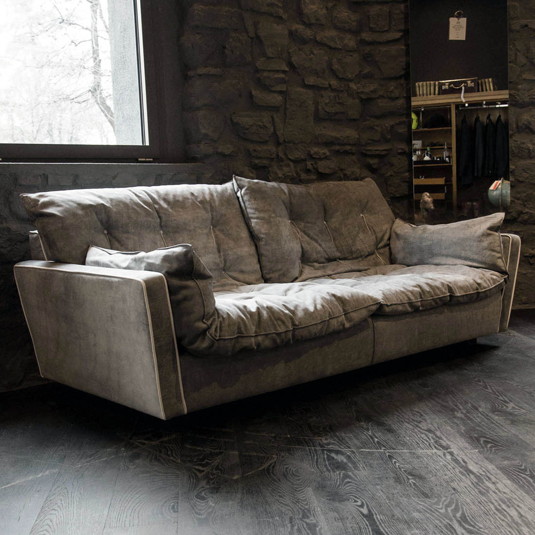 Baxter Двухместный диван Sorrento Kashmir Miel от Baxter — в интерьере