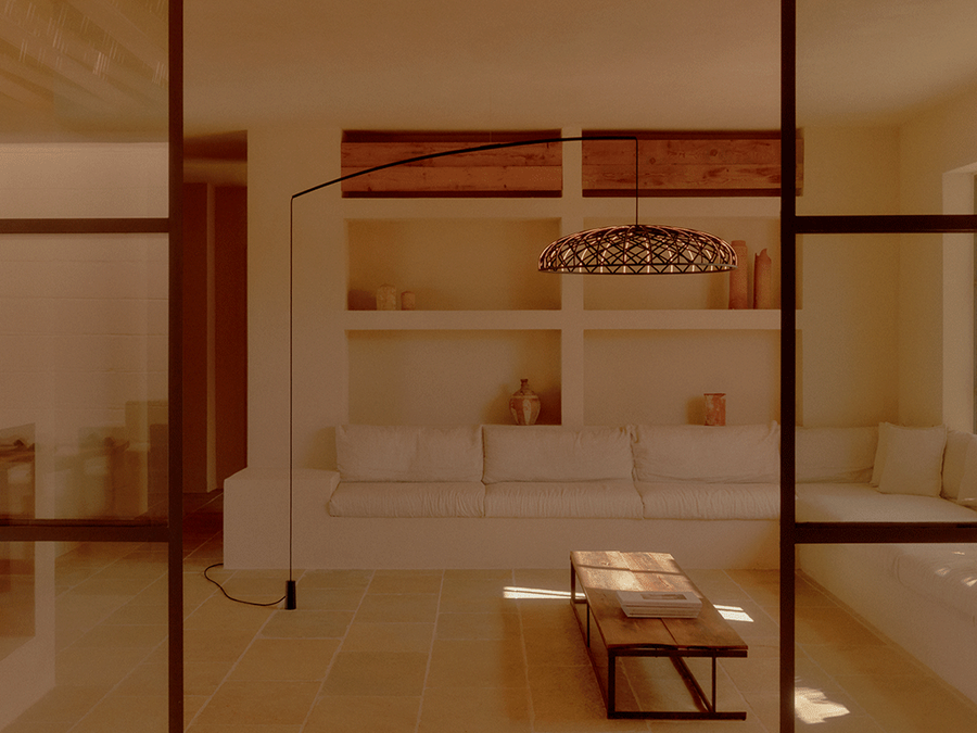 Flos Подвесной светильник Skynest Motion от Flos — в интерьере