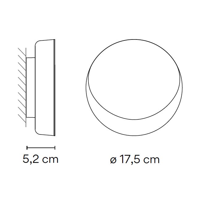 Vibia Бра Dots 4665 Off White от Vibia