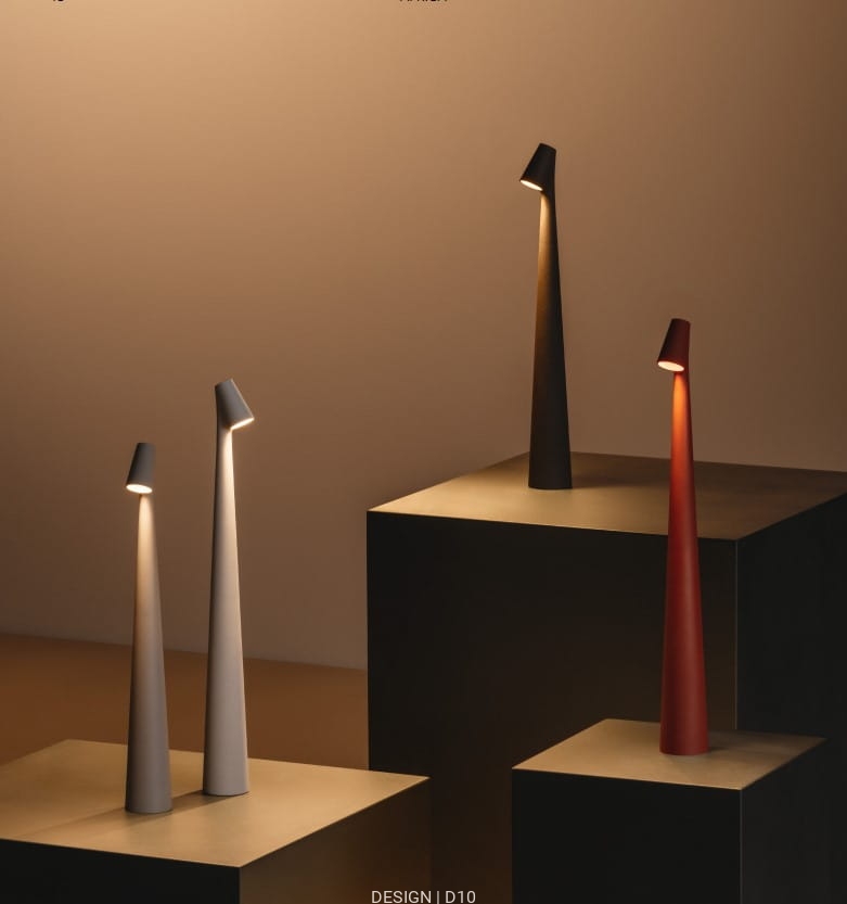 Vibia Настольная лампа Africa 5585 Terra Dark от Vibia — в интерьере