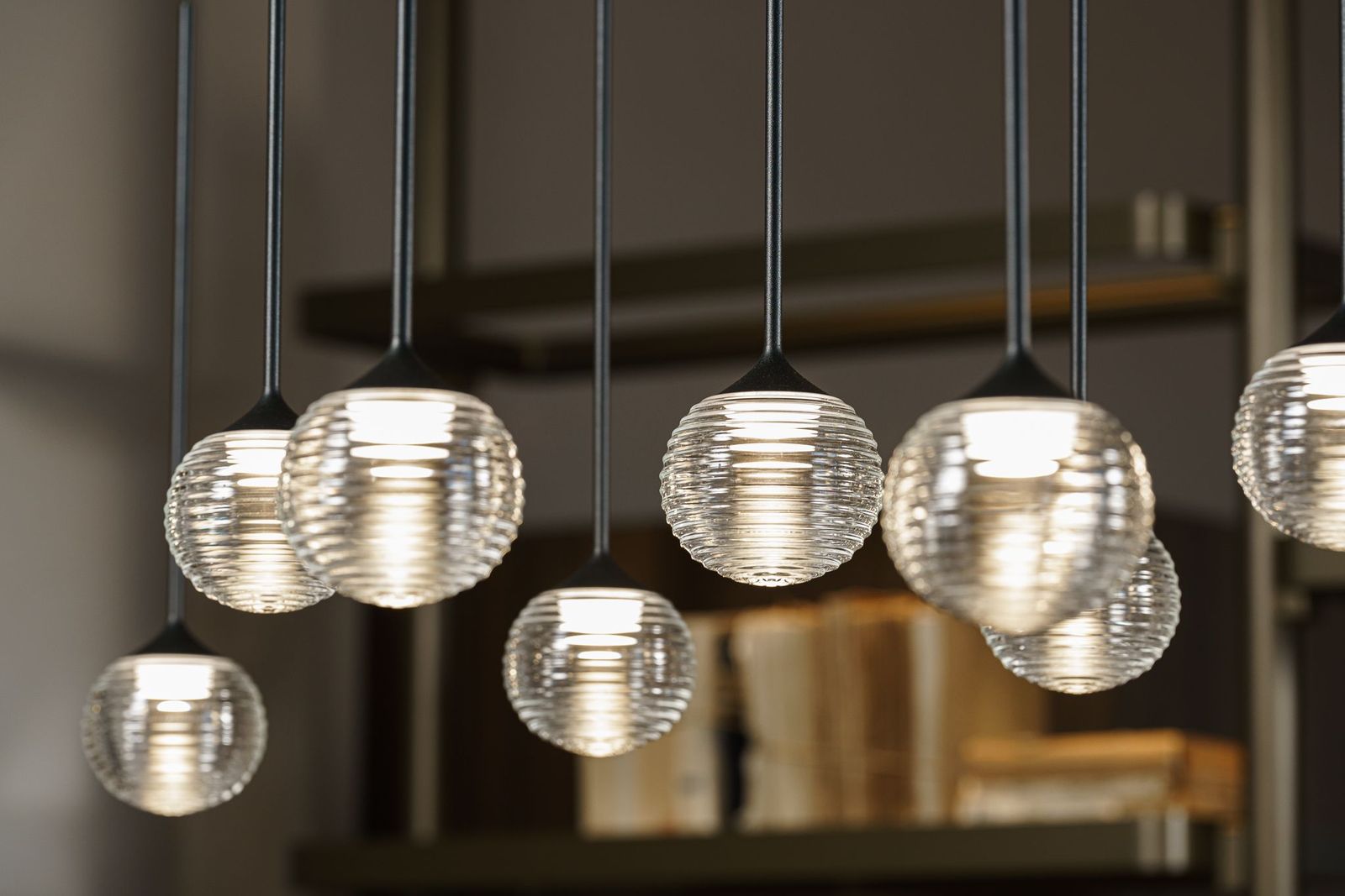 Vibia Подвесной светильник Algorithm 0870 Graphite от Vibia — в интерьере