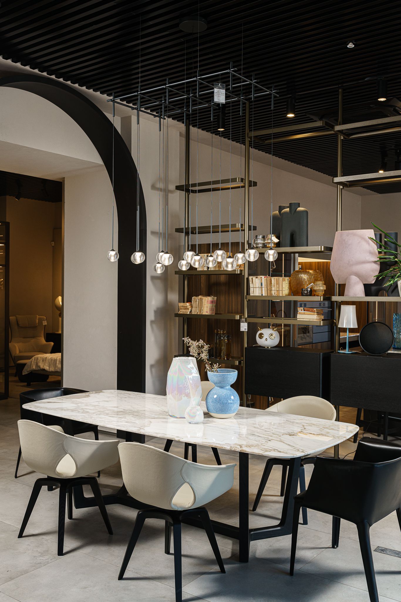 Vibia Подвесной светильник Algorithm 0870 Graphite от Vibia — в интерьере
