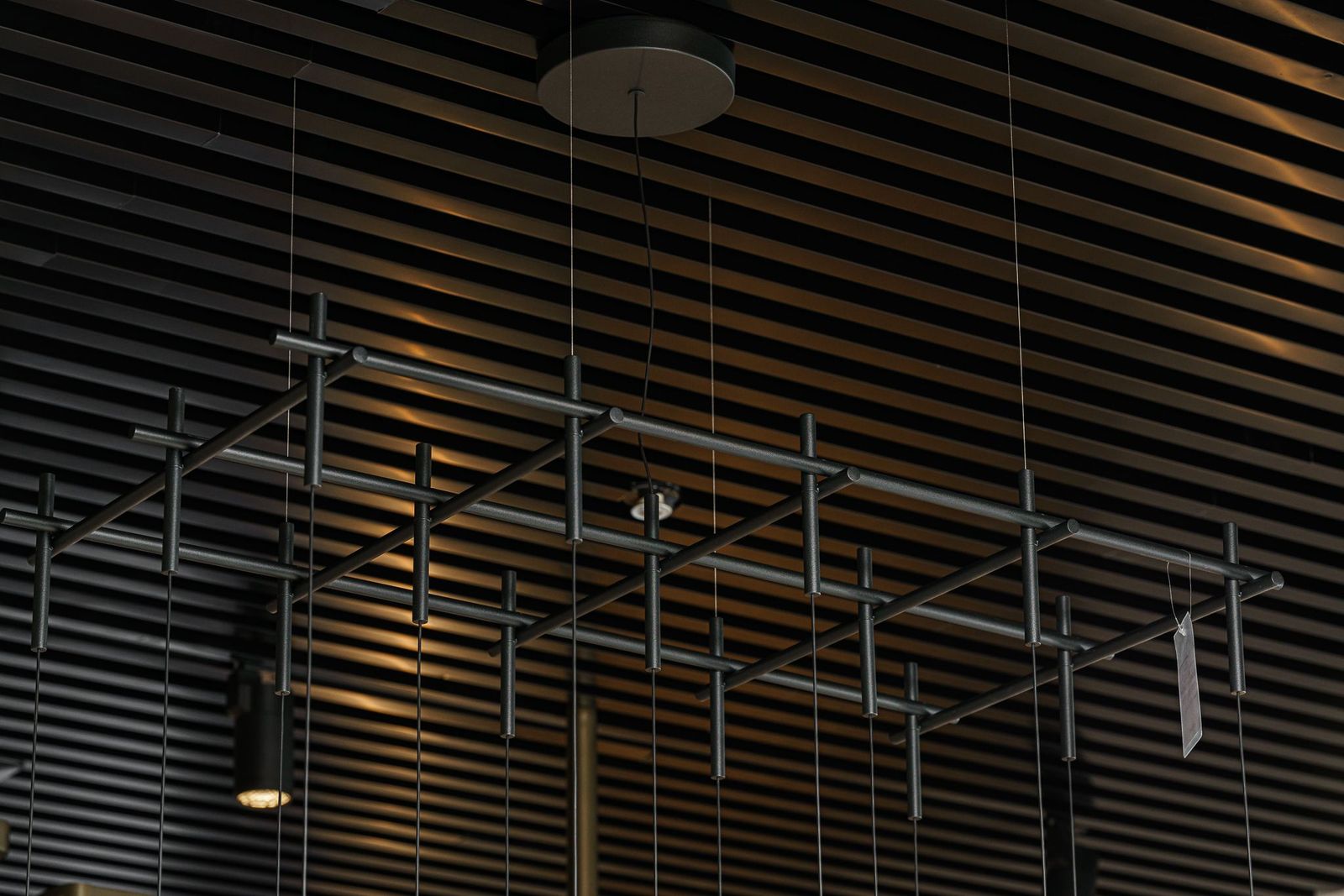 Vibia Подвесной светильник Algorithm 0870 Graphite от Vibia — в интерьере