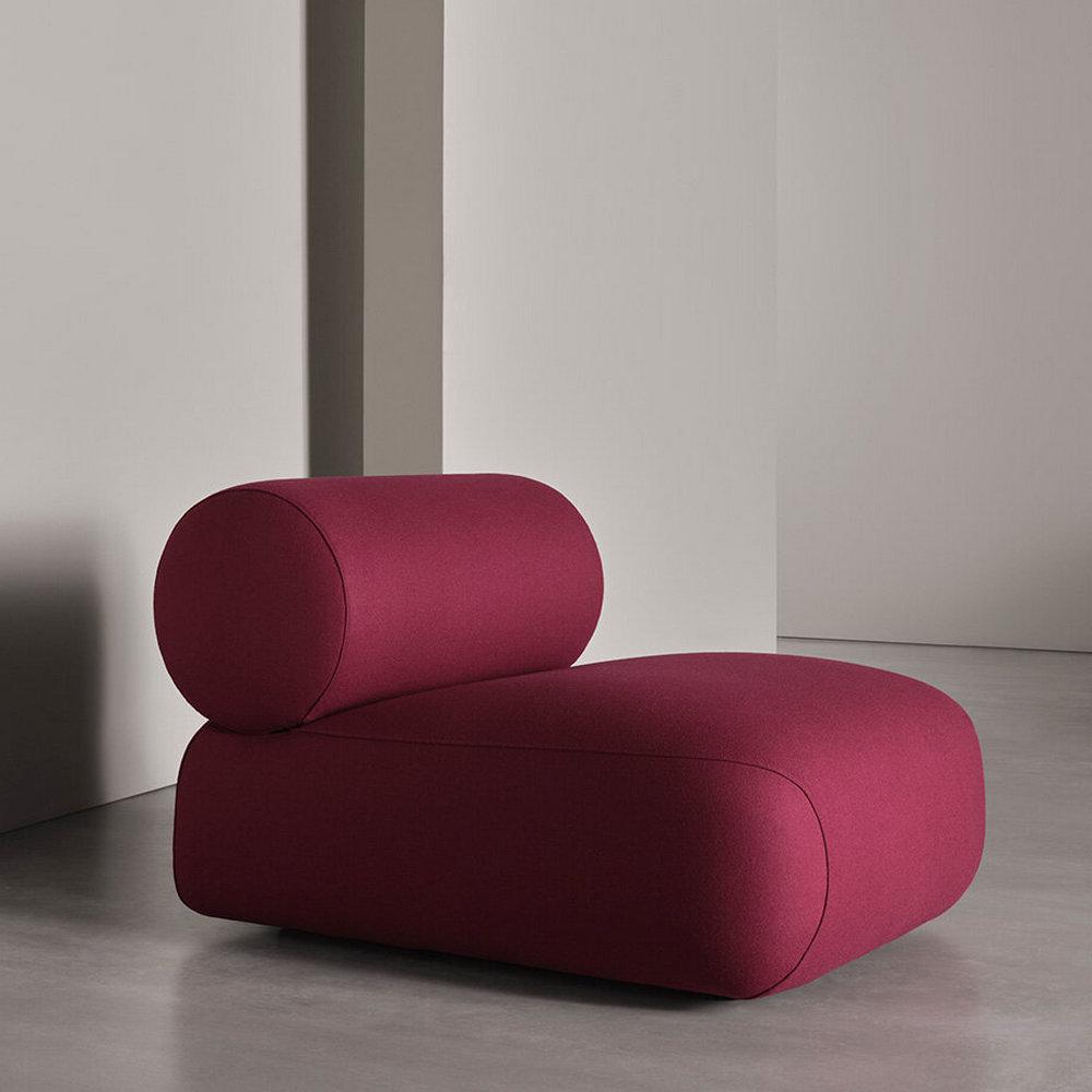 Meridiani Пуф Oscar от Meridiani — в интерьере