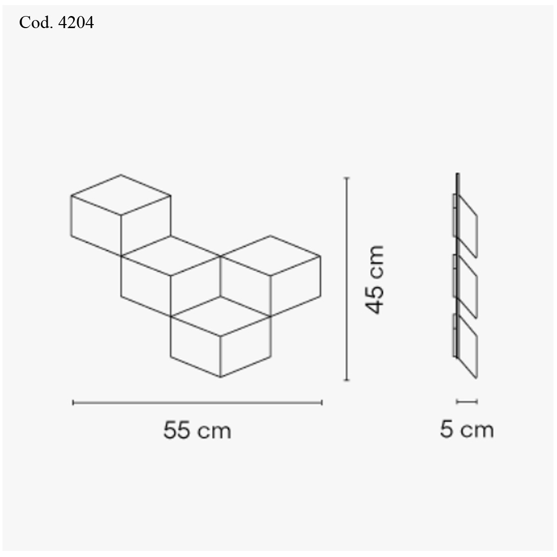 Vibia Бра Fold Surface 4204 Off White от Vibia