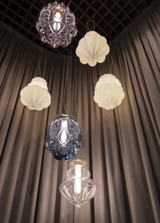 Barovier & Toso Подвесной светильник Vallonne Opale от Barovier & Toso — в интерьере