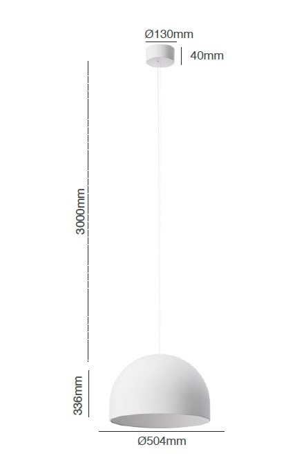 Flos Подвесной светильник My Dome White от Flos