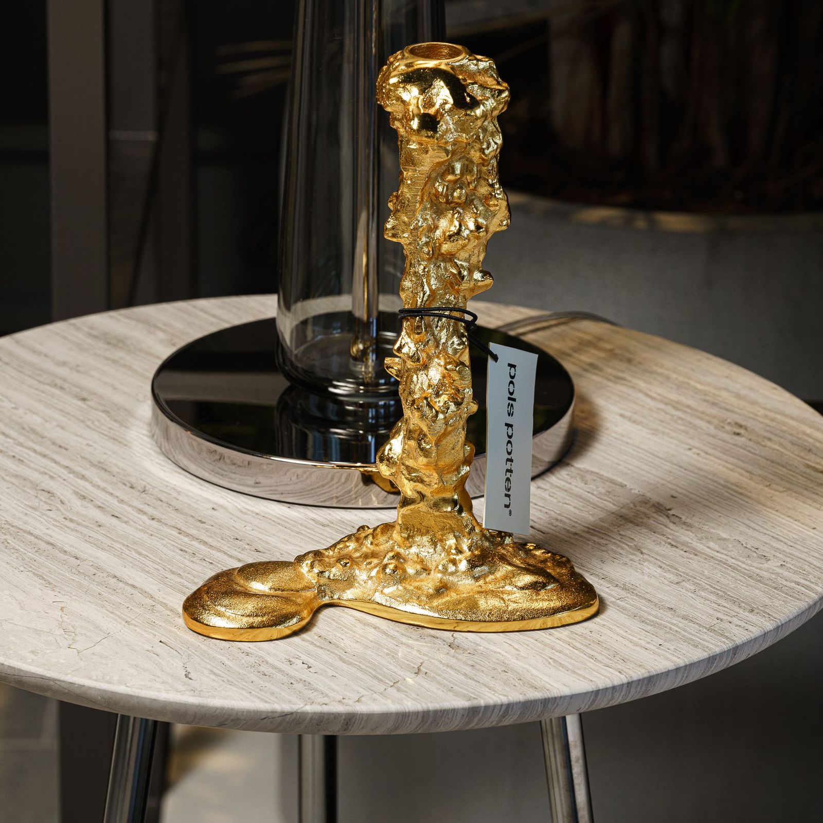 Polspotten Подсвечник Drip Gold L от Polspotten — в интерьере