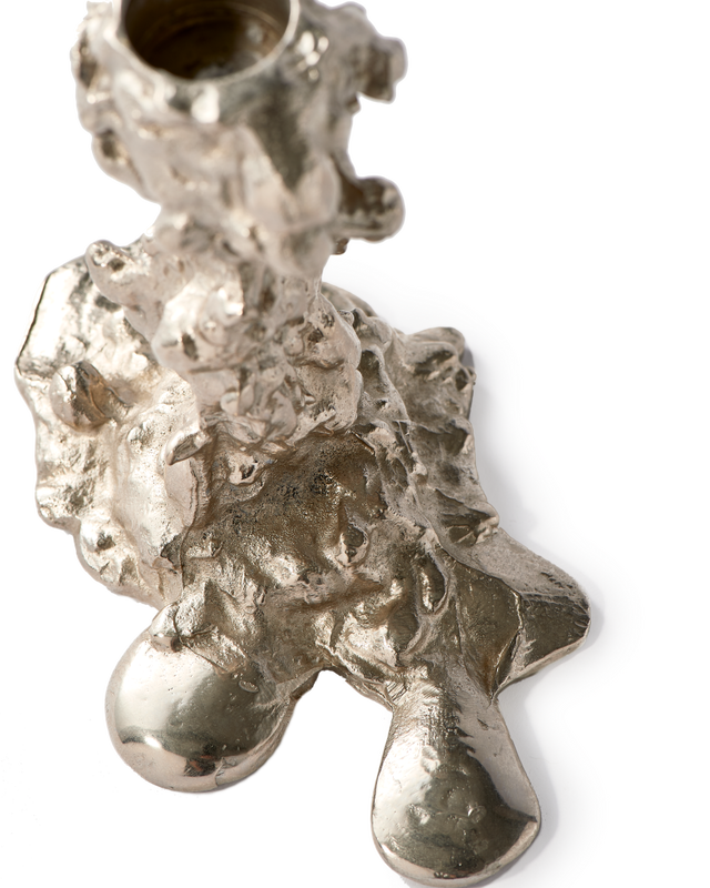 Polspotten Подсвечник Drip Silver S от Polspotten