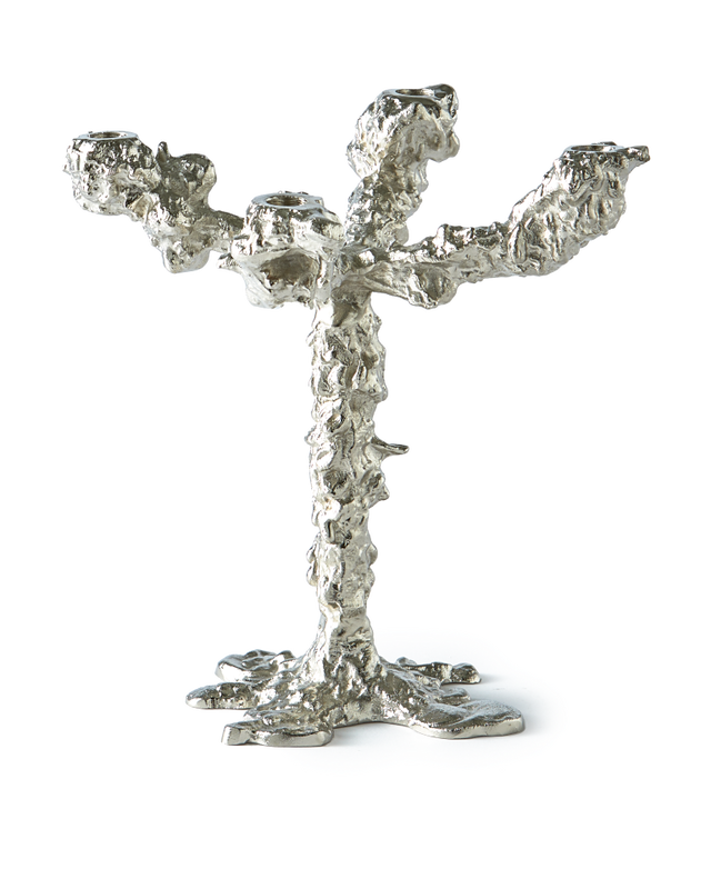 Polspotten Подсвечник Drip 4-Arms Silver от Polspotten