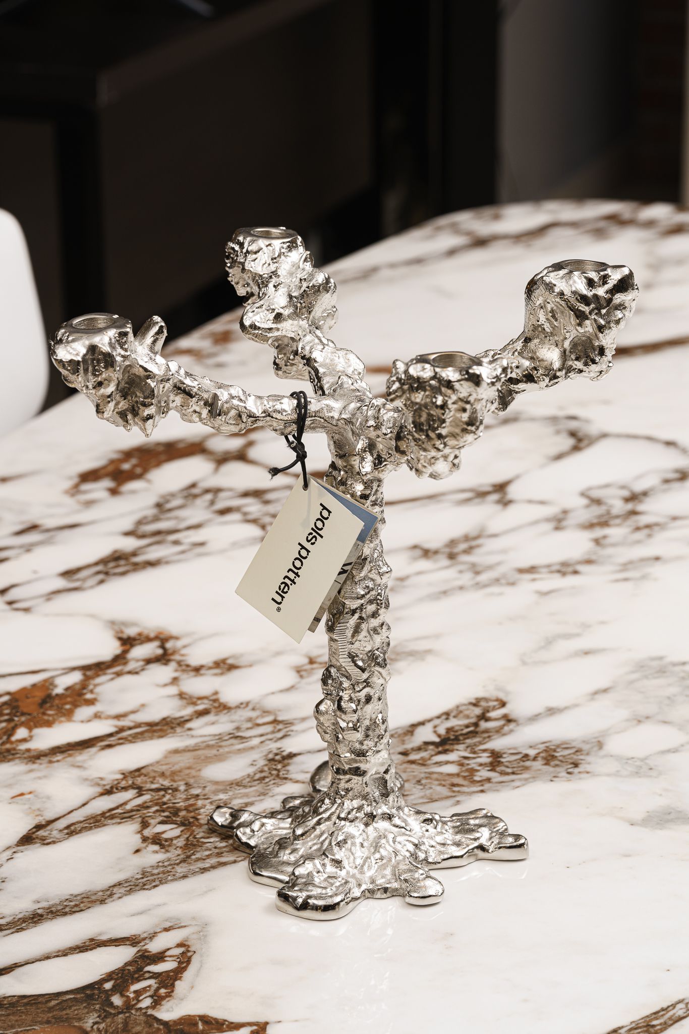Polspotten Подсвечник Drip 4-Arms Silver от Polspotten — в интерьере