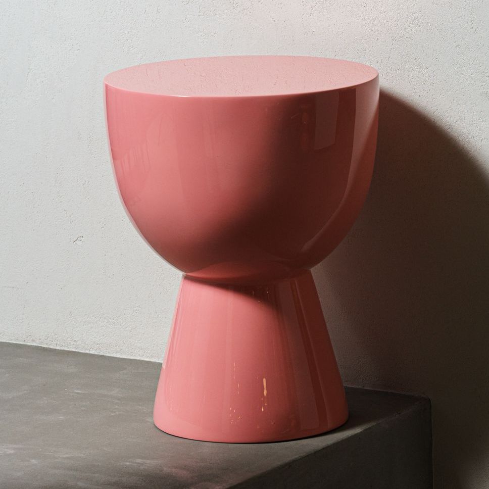 Polspotten Табурет-столик Tip Tap Light Pink от Polspotten — в интерьере