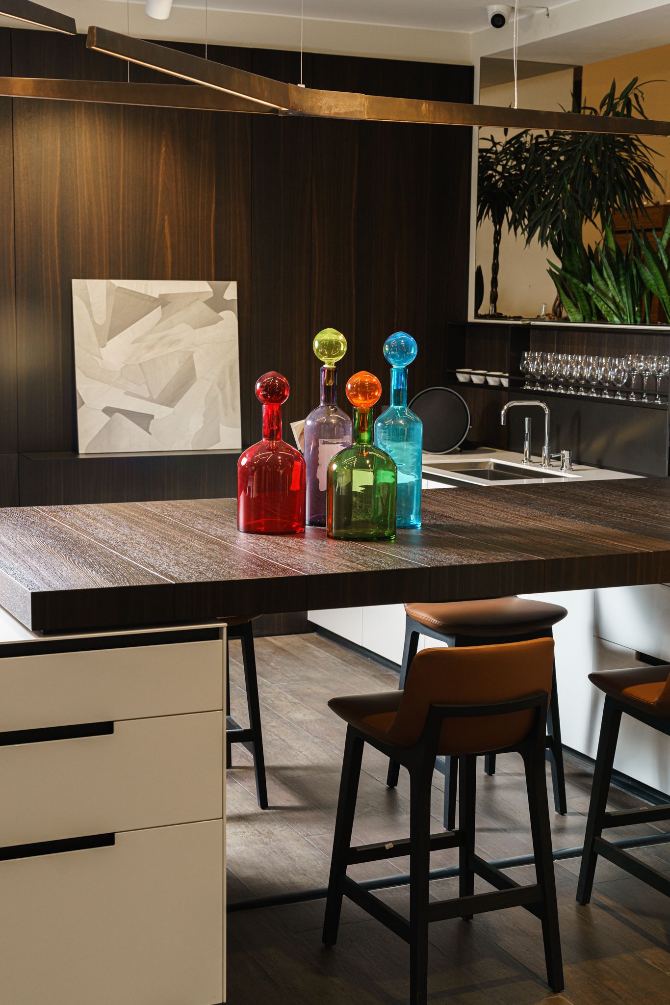Polspotten Сет из 4х бутылей Bubbles and Bottles L multi colour от Polspotten — в интерьере