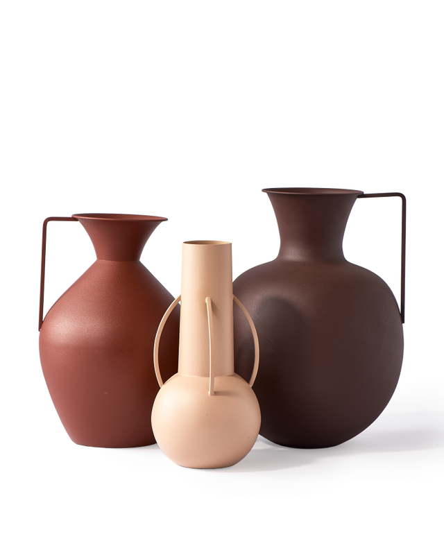 Polspotten Сет из 3 ваз Roman Cognac от Polspotten