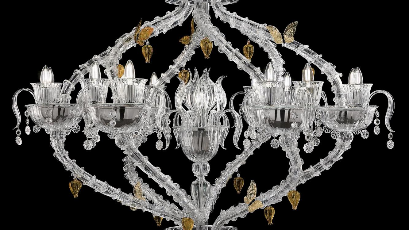 Barovier & Toso Люстра Adonis от Barovier & Toso — в интерьере