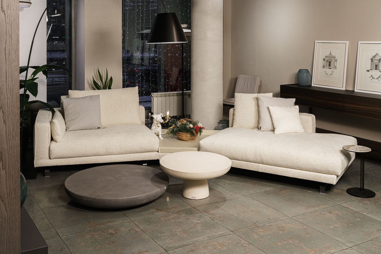 Molteni&C Диван с подушками Octave от Molteni & C — в интерьере