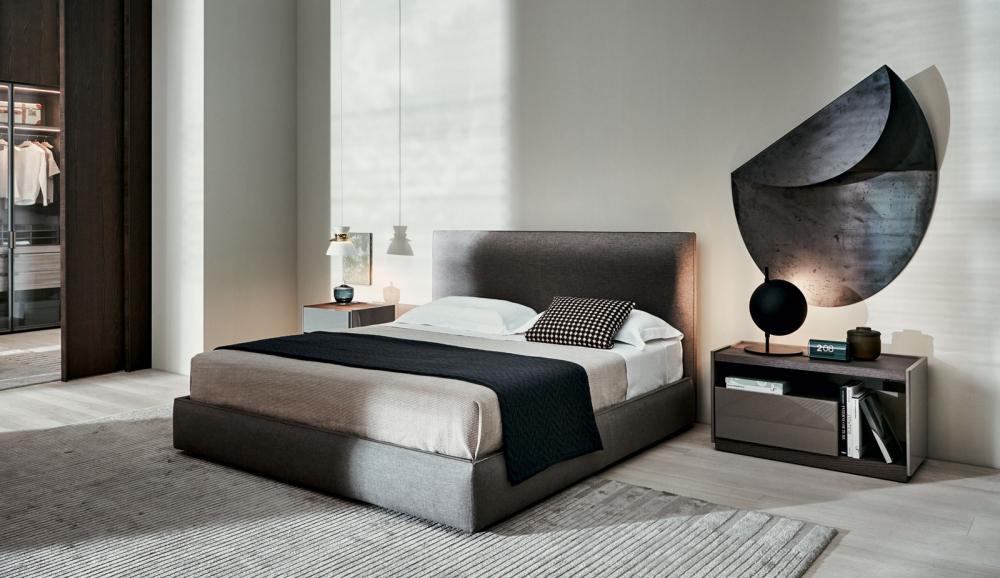 Molteni&C Кровать в стиле минимализм Ribbon Kameo от Molteni & C — в интерьере