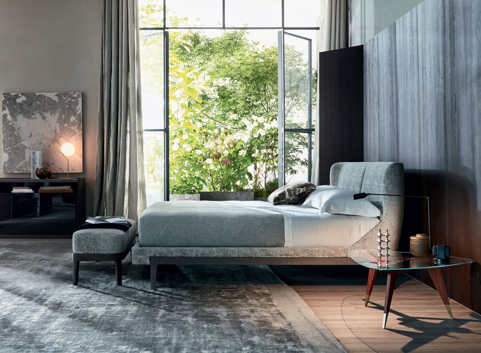 Molteni&C Кровать Fulham Safire от Molteni & C — в интерьере