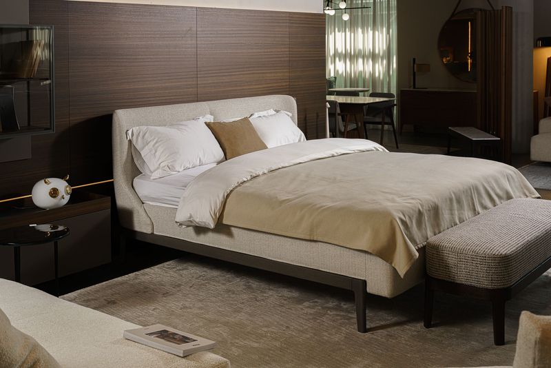Molteni&C Кровать Fulham Safire от Molteni & C — в интерьере