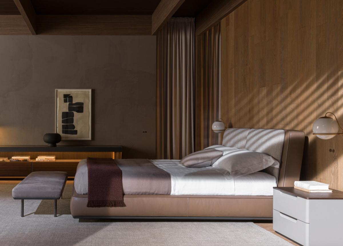 Molteni&C Кровать Aldgate Zafire от Molteni & C — в интерьере