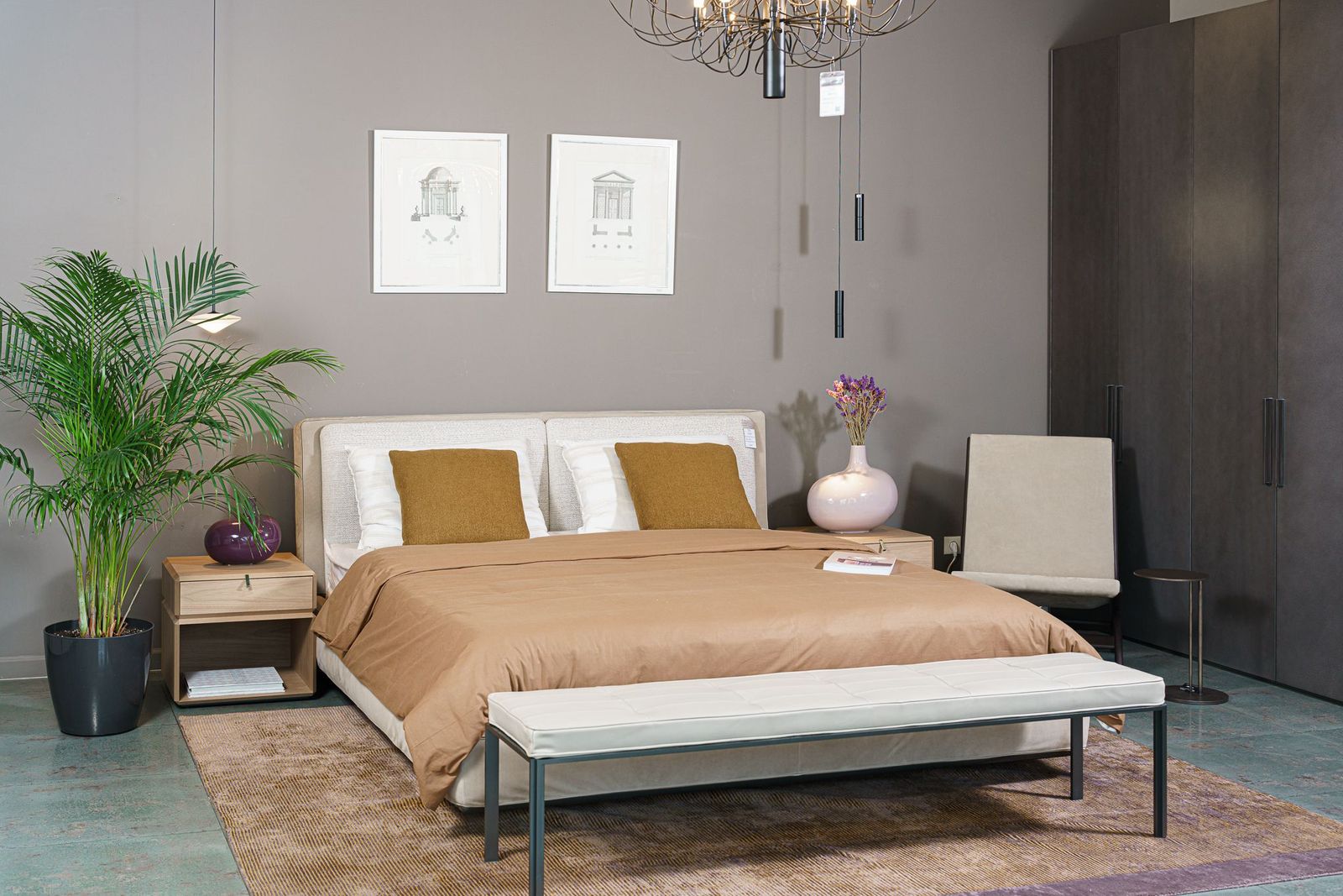 Molteni&C Кровать Aldgate Zafire от Molteni & C — в интерьере