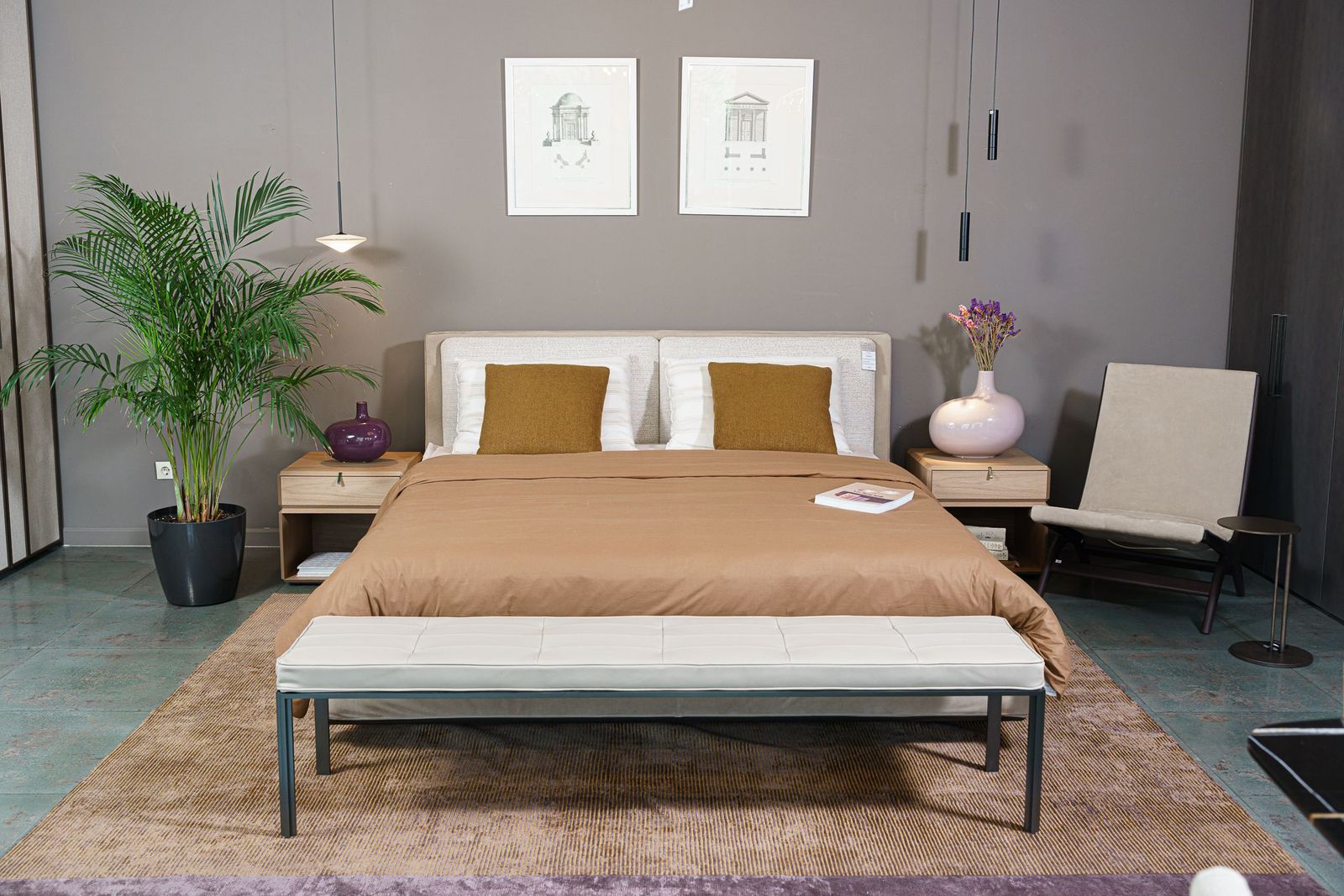 Molteni&C Кровать Aldgate Zafire от Molteni & C — в интерьере