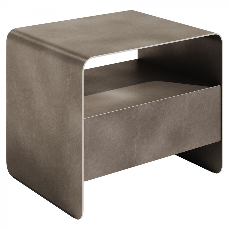 Flou Прикроватная тумбочка Foglio Silver Oxide от Flou