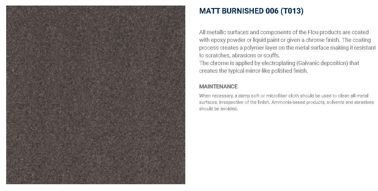Flou Прикроватная тумбочка Foglio Matt Burnished от Flou