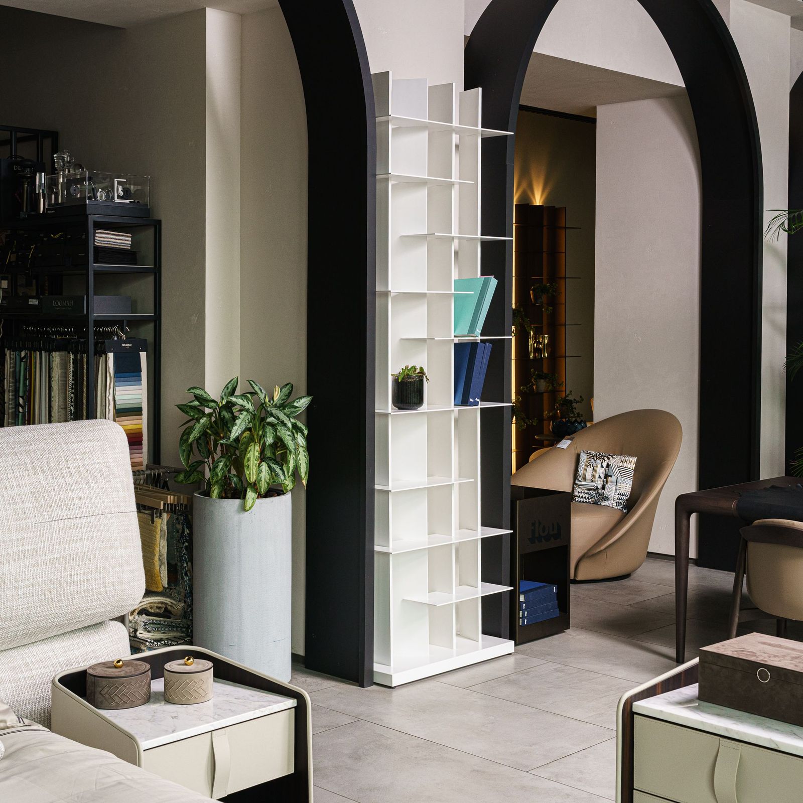 Flou Стеллаж с подсветкой CCLight White 259 от Flou — в интерьере