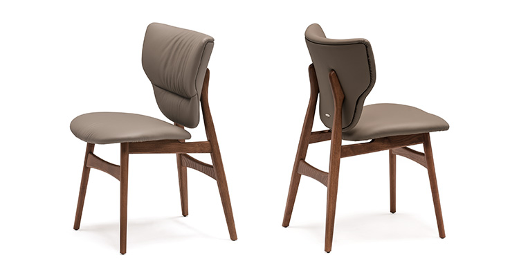 Cattelan Italia Стул Dumbo Fango / Canaletto Walnut от Cattelan Italia