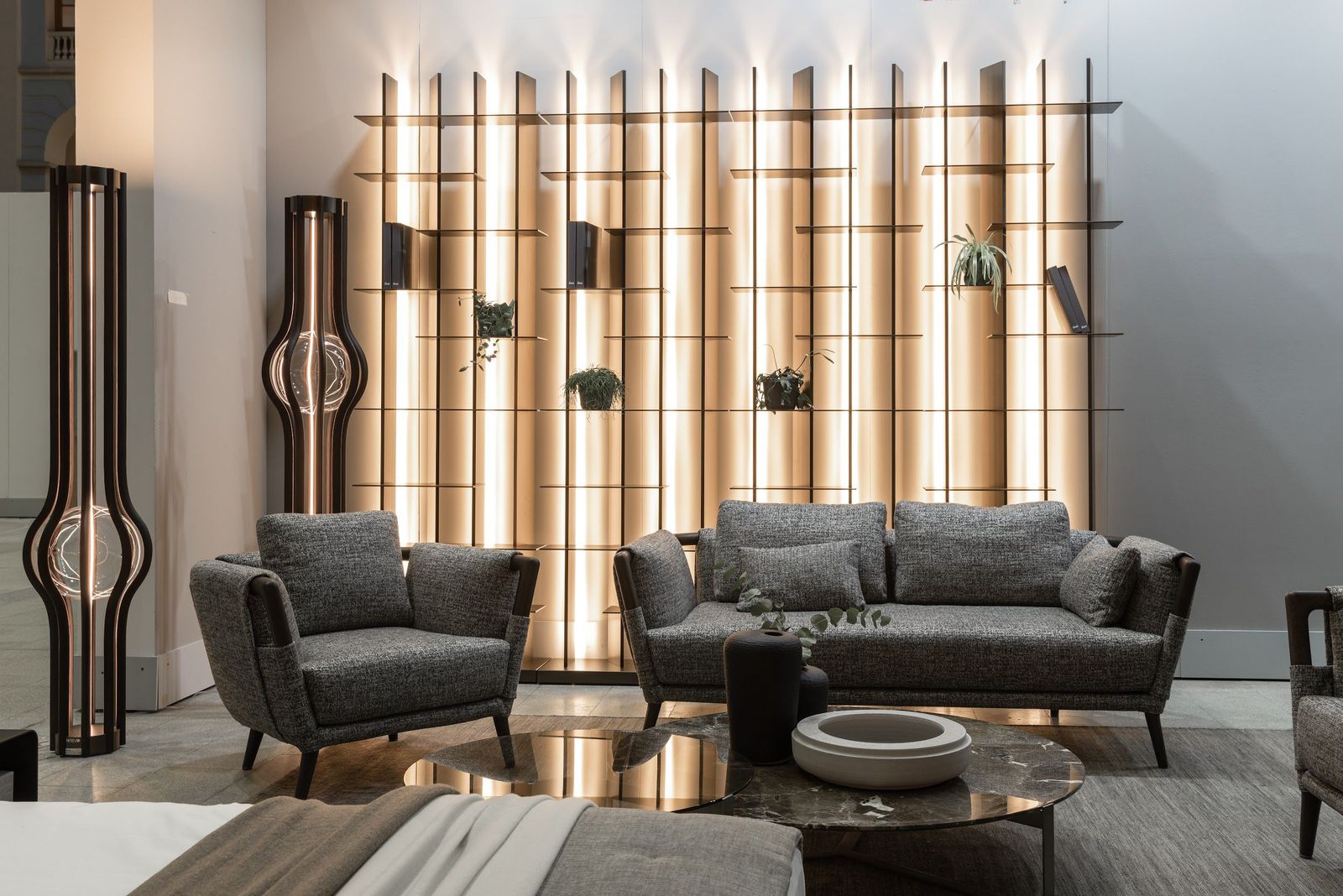 Flou Диван Gaudi 827 Marvin Quarz от Flou — в интерьере