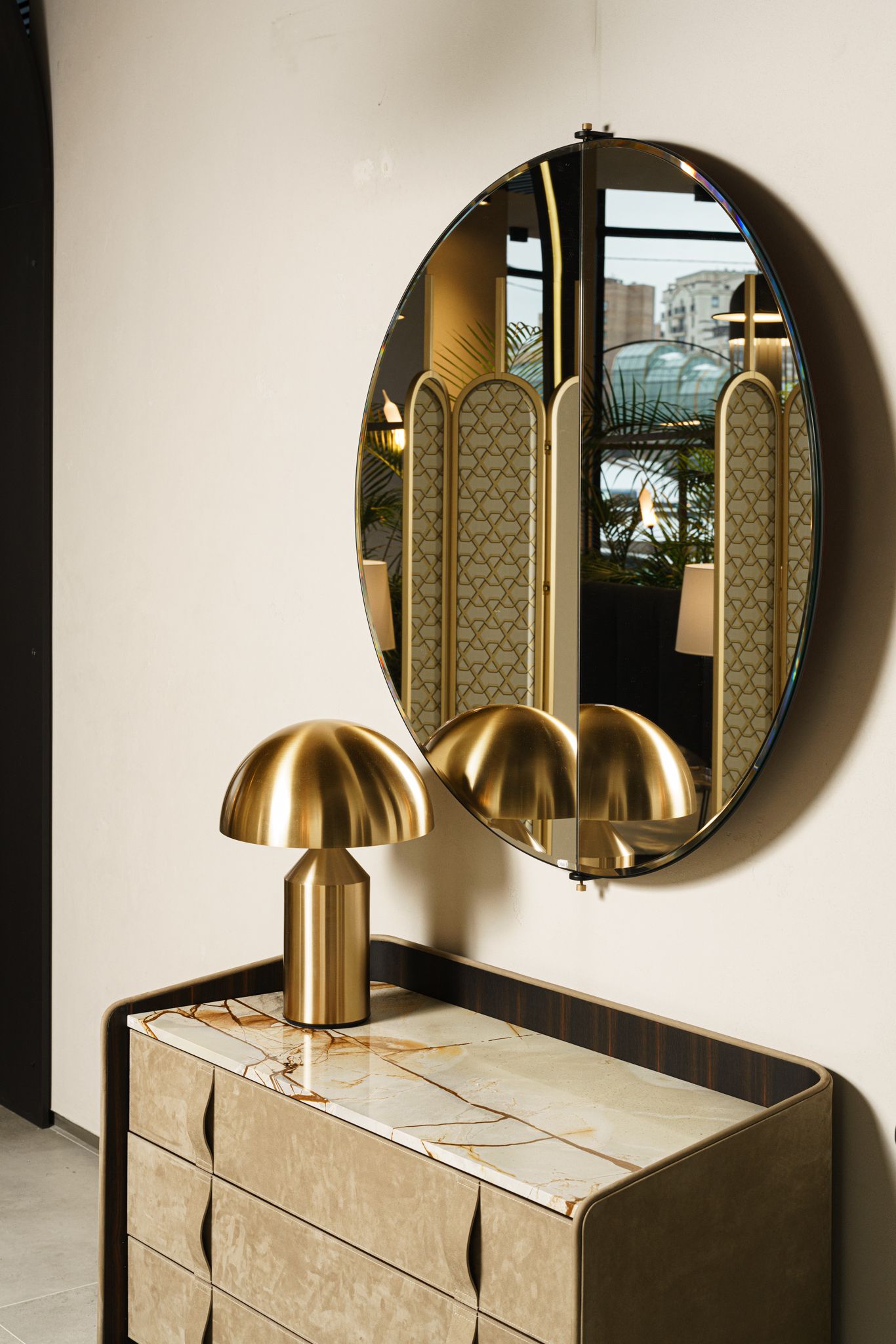 Flou Комод Gentleman Nabuk 84 / Impero Romano от Flou — в интерьере