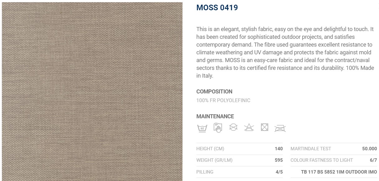Flou Пуф Pierre Moss 0419 от Flou