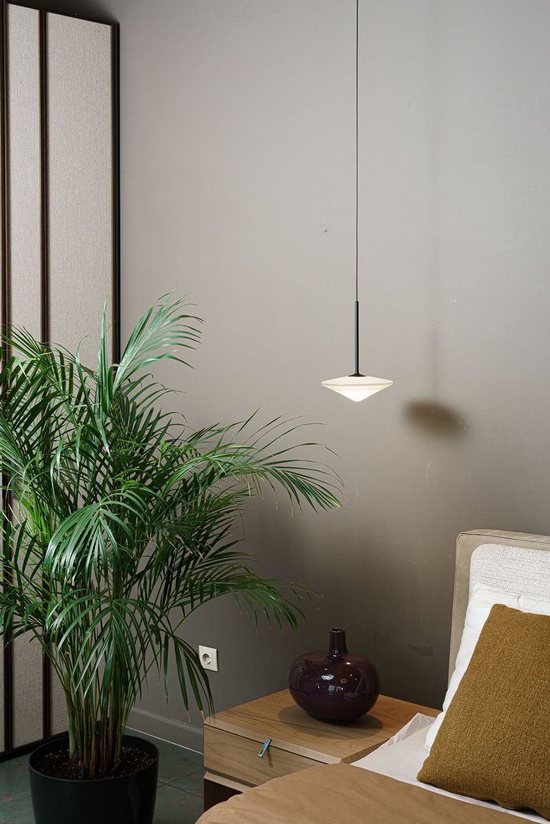 Vibia Подвесной светильник Tempo 5774 Graphite от Vibia — в интерьере