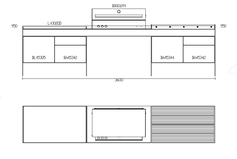 Poliform Кухня для улицы с барбекю и грилем Land от Poliform