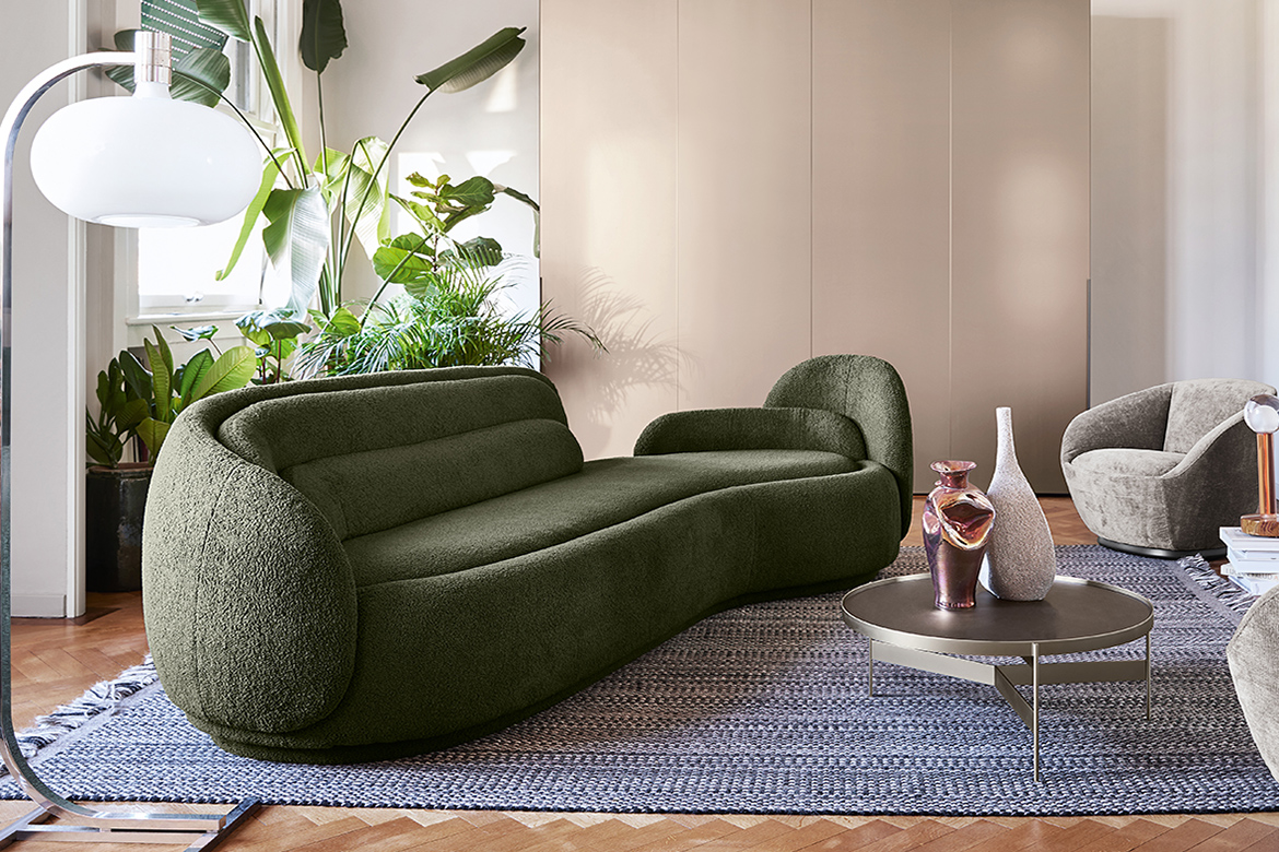 Pianca Диван Peonia от Pianca — в интерьере