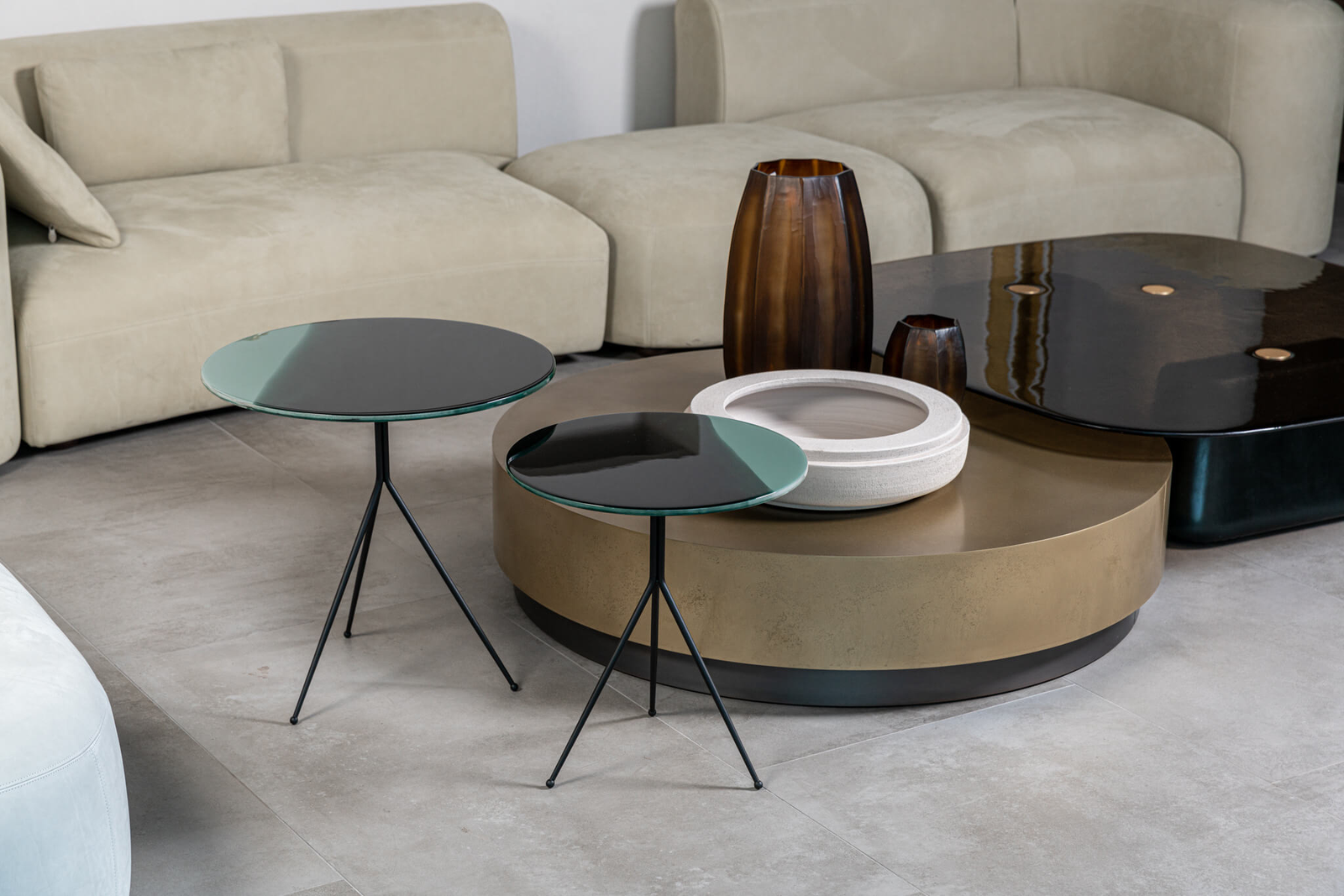 Baxter Журнальный столик Liquid Resina Wood 40 от Baxter — в интерьере