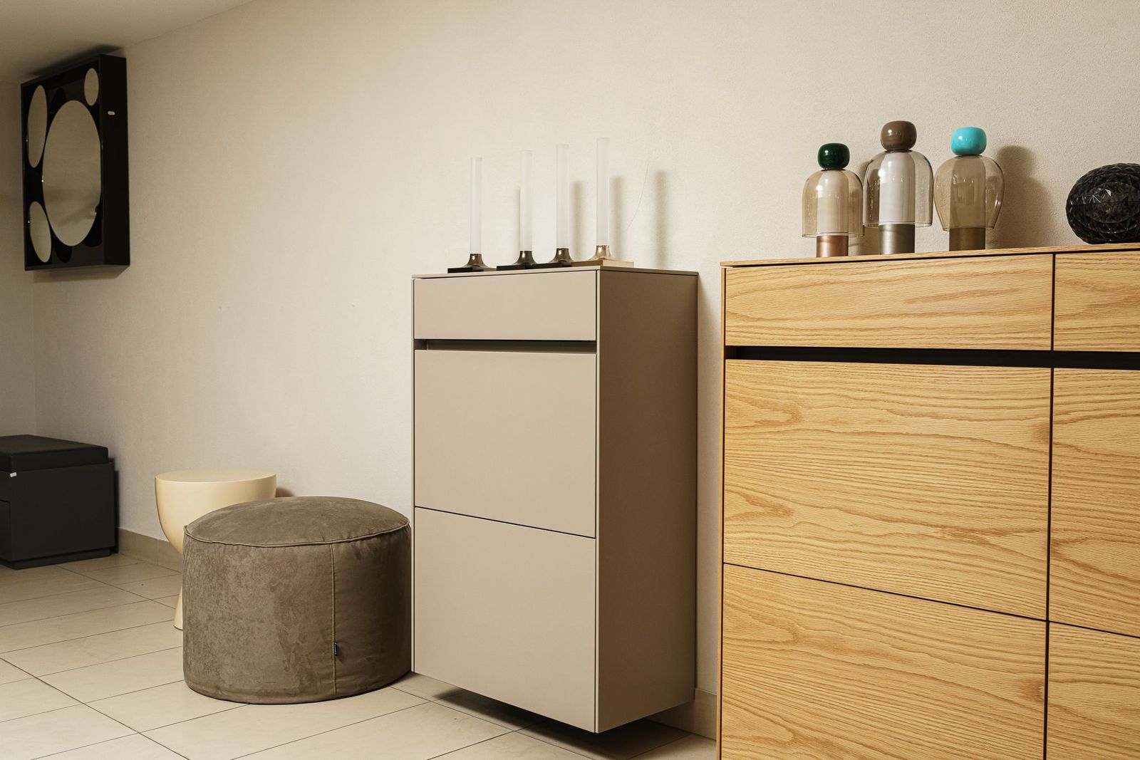Pianca Пуф Eden 58 Super suede 63 от Pianca — в интерьере