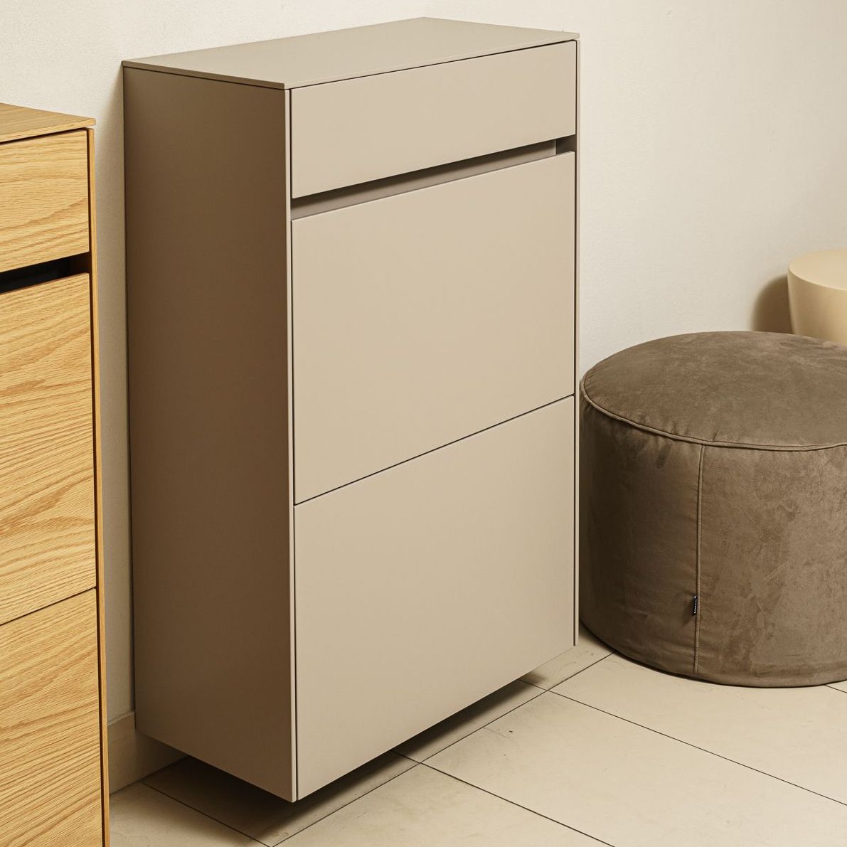 Pianca Пуф Eden 58 Super suede 63 от Pianca — в интерьере