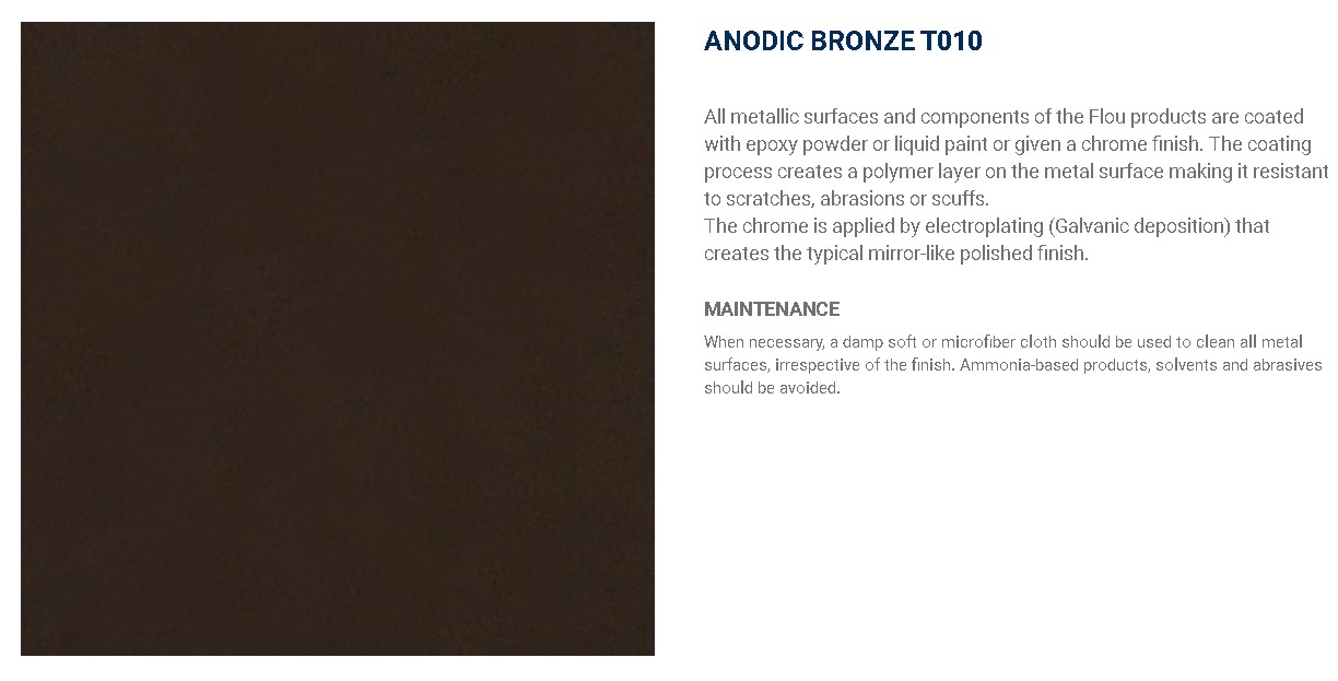 Flou Журнальный столик Pierre 120 Anodic Bronze от Flou