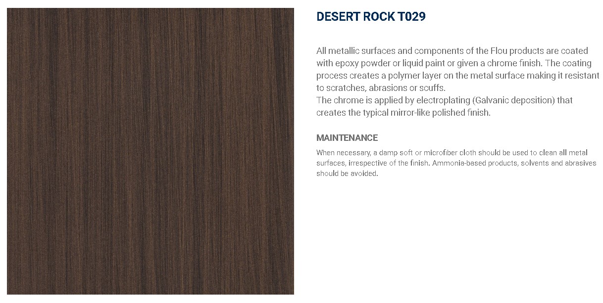 Flou Журнальный столик Pierre 120 Desert Rock от Flou