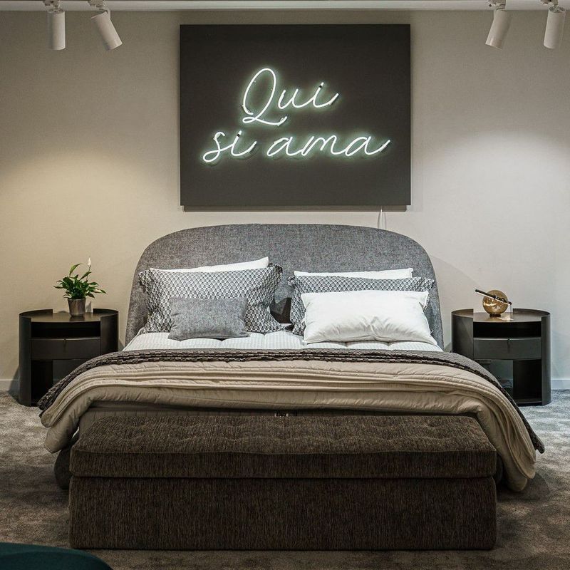 Flou Кровать Taormina 562 Seattle от Flou — в интерьере